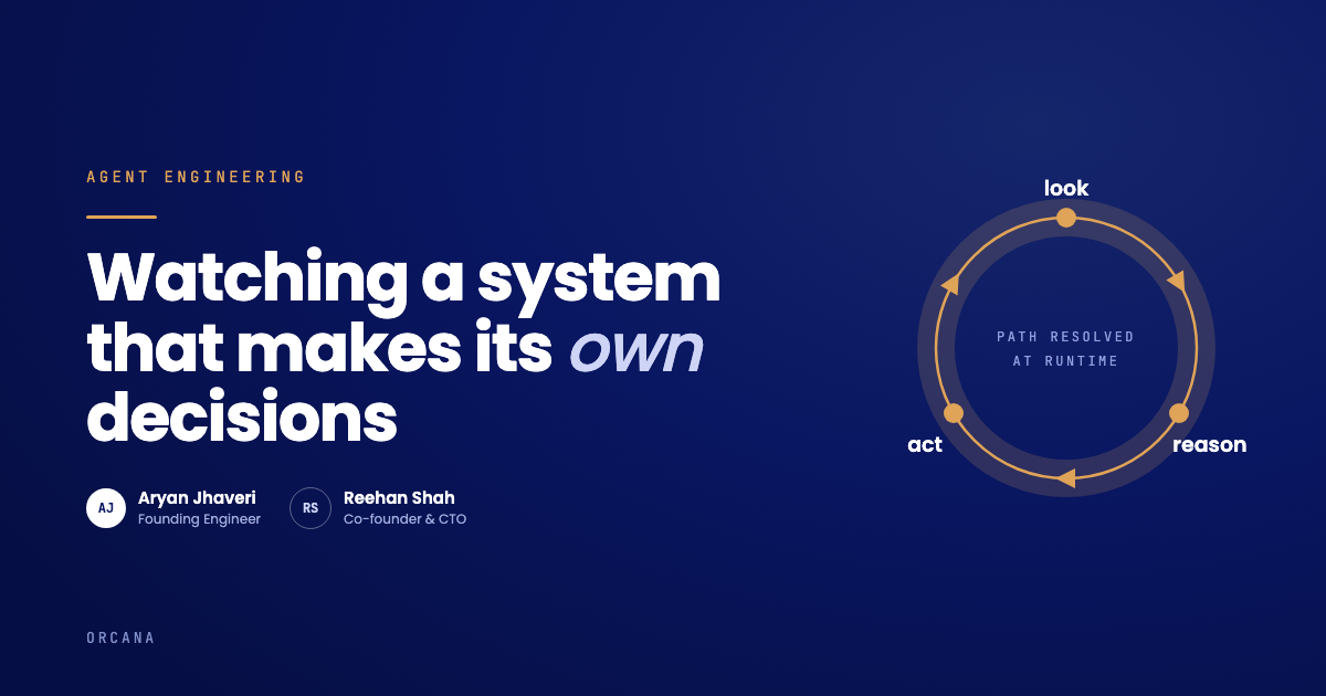 Agent Observability: Watching a System That Makes Its Own Decisions